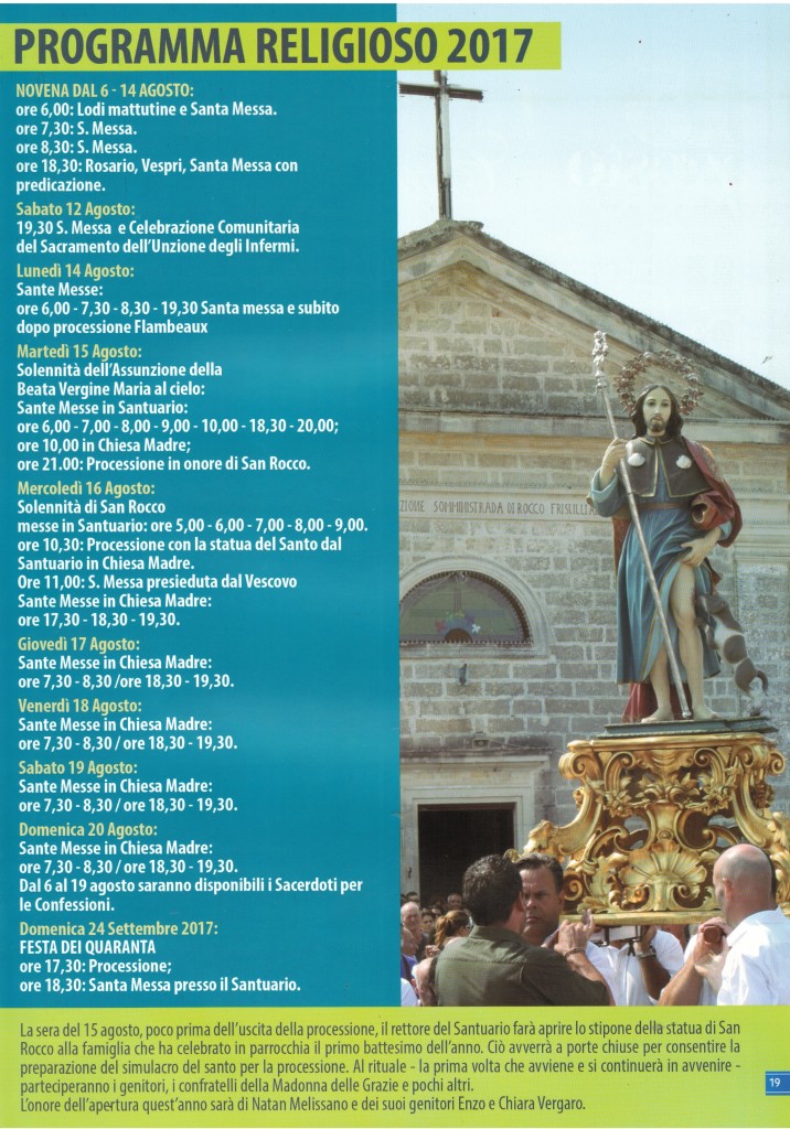 programma festa