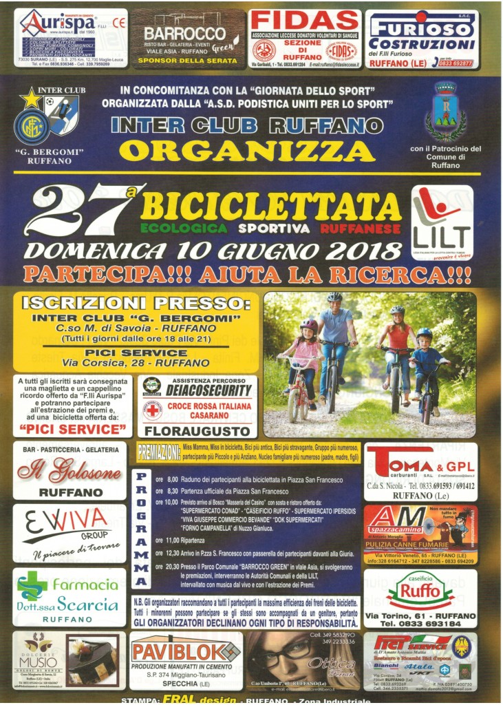 ruffano biciclettata